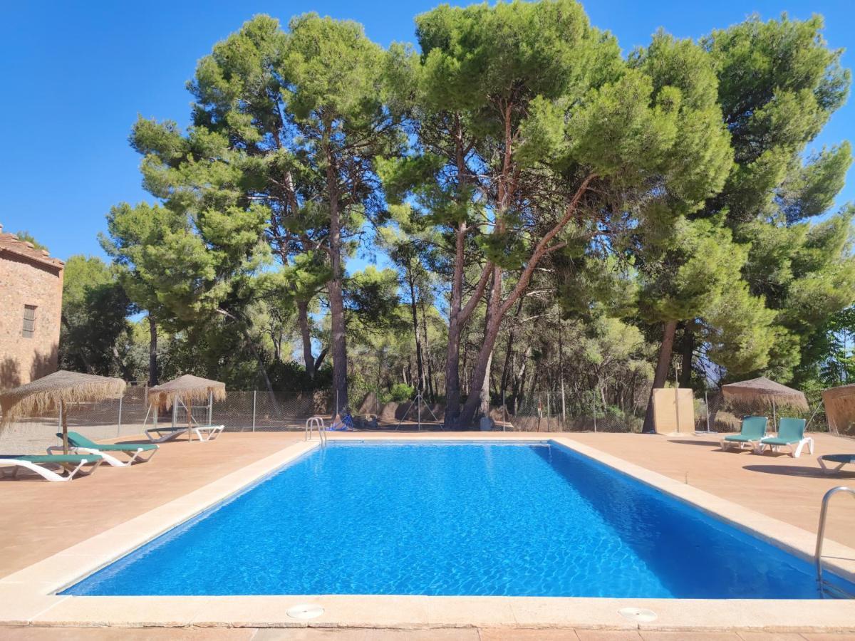Masia De San Juan Casa Numero 15 En Castillo Con Piscina, Aire Acondicionado Y Terraza Privada 세고르베 외부 사진